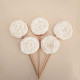 un joli bouquet de roses blanches