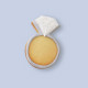 Biscuit bague demande en mariage