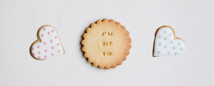 biscuit sur-mesure mariage